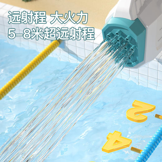 「数款可选」新品抽拉式儿童水枪 大容量远射程儿童玩具抽拉式水枪多孔 商品图3