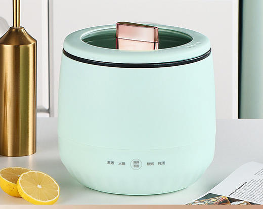 【元气小饭煲！多功能小型电饭煲】 宿舍家用煮粥煲汤电煮锅，不粘锅迷你电饭煲。一锅多用，轻松烹饪， 智能控温技术，自动保温，可拆卸内胆设计，方便清洗，解决了忙碌生活中的饮食问题。健康 商品图6
