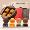 中秋月饼 提篮礼盒 388g 广式 黑芝 麻豆 沙味 多口味 奶黄流心 月饼 包邮 商品缩略图0