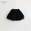 马克珍妮秋装新款女童不规则拼接柔软网纱短裙半身裙231910 商品缩略图2