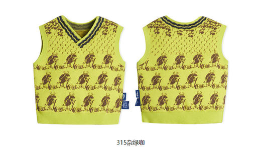 jnby  23年秋款  手绘感提花背心  YN8310070 商品图8