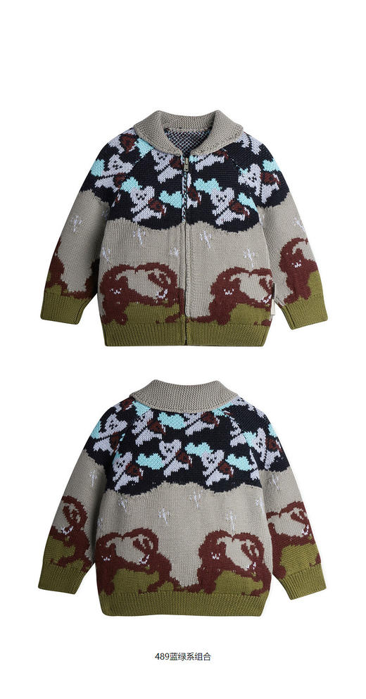 jnby  23年秋款  复古短款开襟针织衫  YN8310670 商品图7