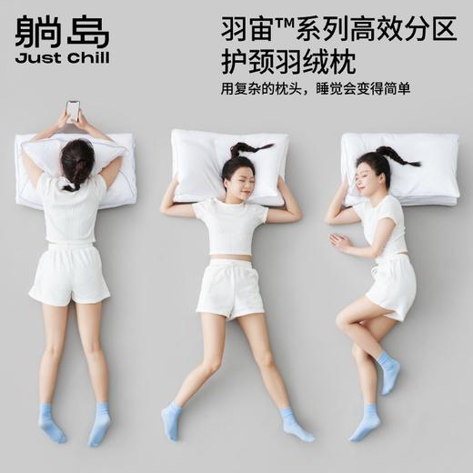 躺岛高效分区羽绒枕 商品图0