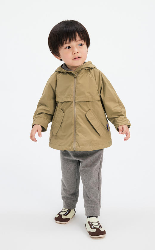 jnby  23年秋款  挺阔连帽中长款风衣 YN8911630 商品图3