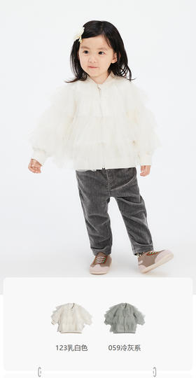 jnby  23年秋款  拼接网纱长袖夹克 YN8610900