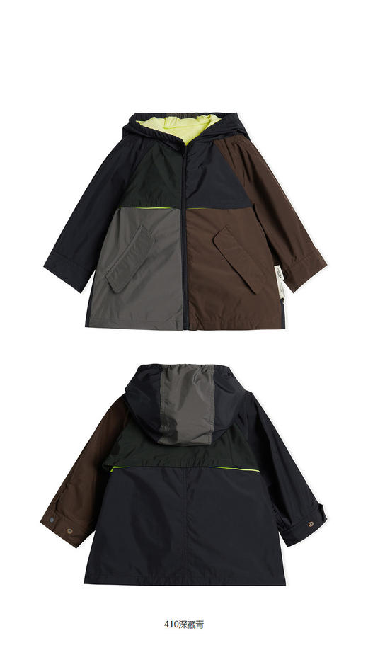 jnby  23年秋款  挺阔连帽中长款风衣 YN8911630 商品图8