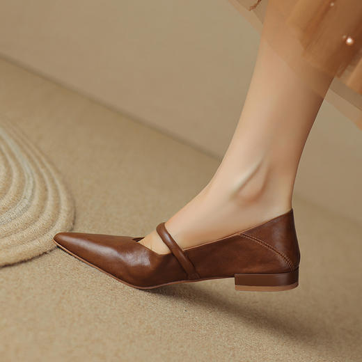 优雅简约，平底尖头单鞋ML-m1700 商品图8