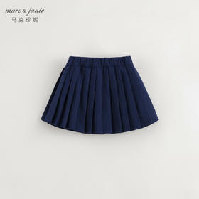 【学院风】马克珍妮秋装新款 女童A字百褶短裙半身裙231930