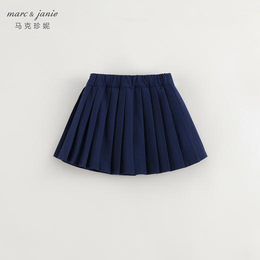 【学院风】马克珍妮秋装新款 女童A字百褶短裙半身裙231930 商品图0