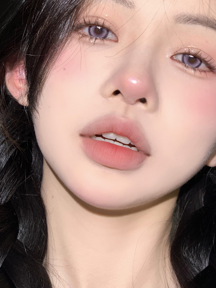 CLAIRECOLOR美瞳 年抛隐形眼镜 糖芋小宝 14.5mm 1副/2片 左右度数可不同-VVCON美瞳商城11