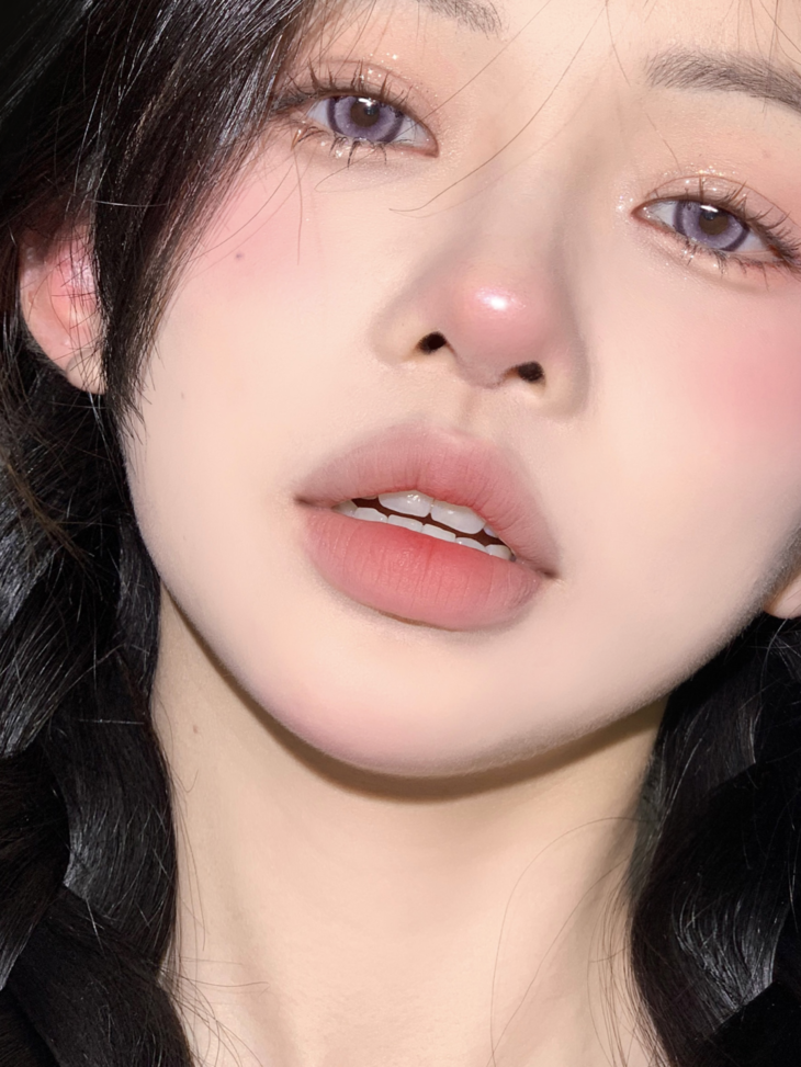 CLAIRECOLOR美瞳 年抛隐形眼镜 糖芋小宝 14.5mm 1副/2片 左右度数可不同 - VVCON美瞳网