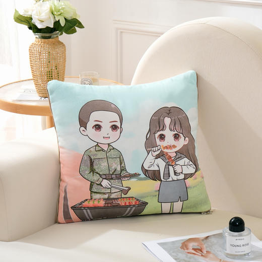 【小萌抱枕抱被只想系列】军恋陪伴系列抱枕、抱枕被送女友送家人 商品图7