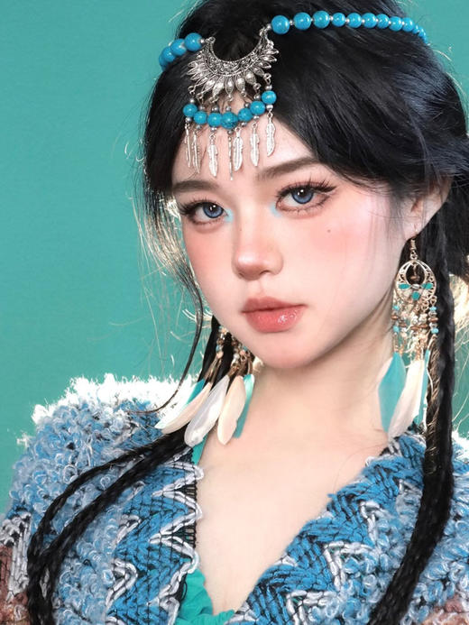 sincecon 美瞳月抛 海利蓝 直径14.2mm着色13.4mm 商品图1