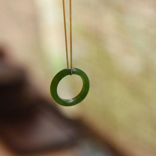 和田玉碧玉戒指 商品图1