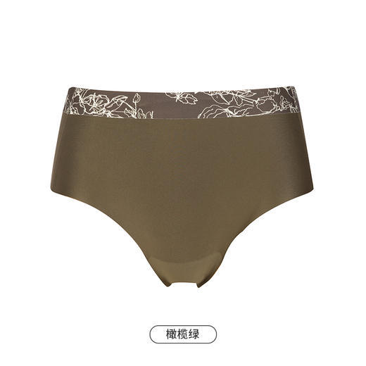 都市丽人纯色简约Vbra泳布平角女士内裤少女内裤LP364N 商品图7