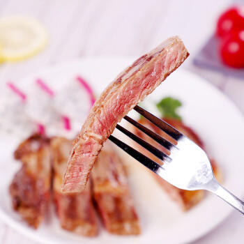 伊赛 国产清真黑椒牛排套餐10片1000g黄油包100g黑椒酱包200g 商品图6