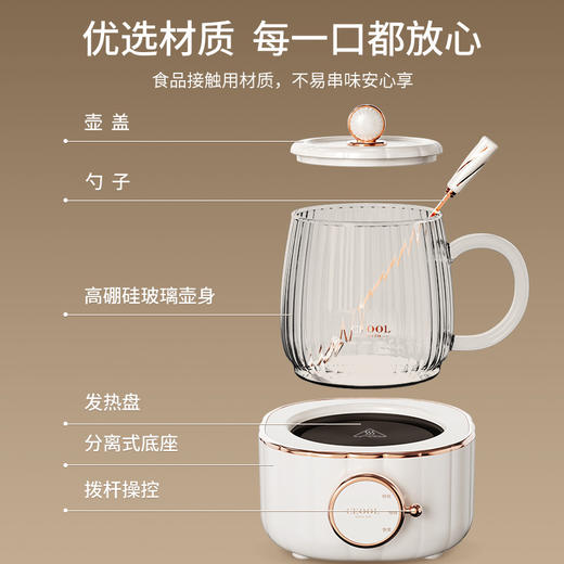 ceool总裁小姐 迷你电炖杯养生壶 多功能办公室电热水壶小型烧水杯 商品图6