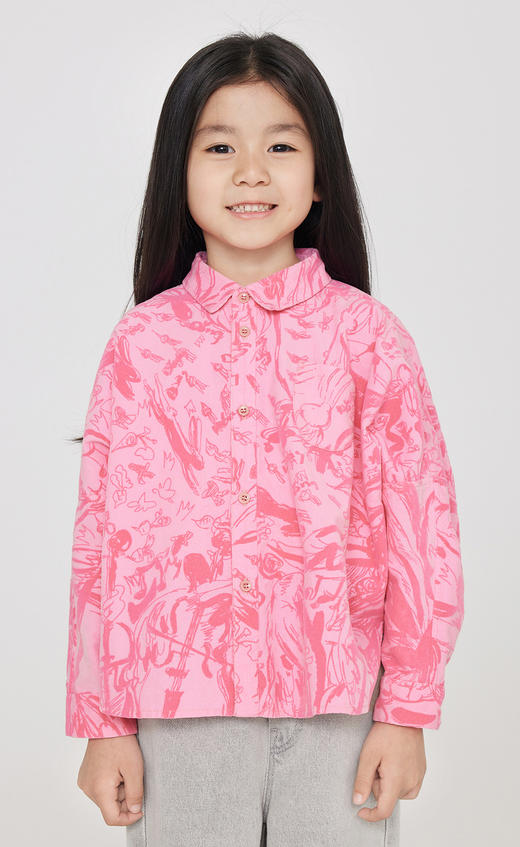 jnby  23年秋款  印花长袖衬衣 1N8212570 商品图6