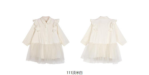 jnby  23年秋款 木耳边长袖连衣裙 1N8G10710 商品图10