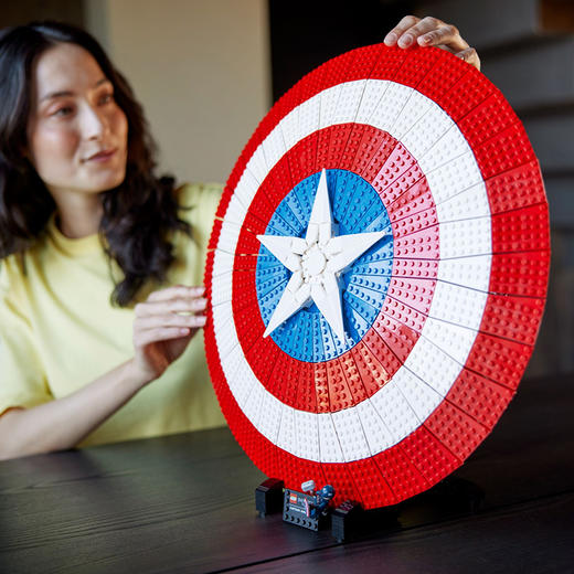 乐高积木L76262乐高超级英雄系列美国队长盾牌 商品图4