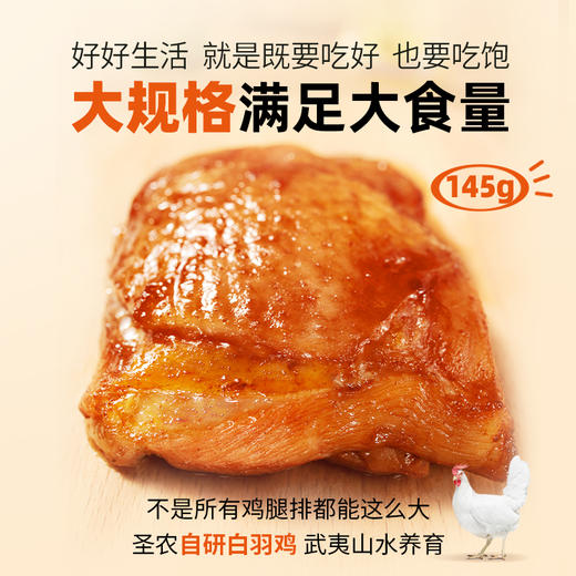 【125任选5样】圣农汁汁烤翅霸王鸡腿排组合2包，单拍不包邮 商品图3
