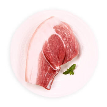 精气神 国产无抗山黑猪带膘腿肉600g 冷冻前尖后腿肉混合 猪肉生鲜烧烤 商品图4