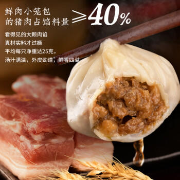 知味观鲜肉小笼包 中华老字号  灌汤小笼包子早餐半成品500g20只 商品图1