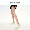 [捡漏价]lost in echo设计师品牌简约高级通勤百搭圆头切面厚底增高乐福鞋 商品缩略图3