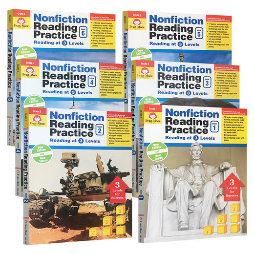【曹文老师推荐】Evan-Moor Nonfiction Reading Practice 非虚构类文学阅读系列 商品图2