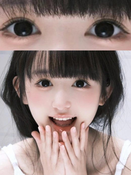 Gugucon日抛黑牛奶  14.4mm  一盒十片  一盒一个度数，两只眼度数不同需购买两盒，日抛无售后，介意慎拍 商品图0