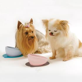 【HARIO】宠物碗狗碗狗盆小型犬扁扁鼻狗碗带防滑硅胶垫