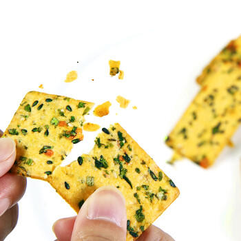 葡记每日蔬菜薄饼干1000g年货礼盒装 9种蔬菜早餐曲奇休闲零食糕点 /食品饮料 /休闲食品 /饼干/膨化 商品图4