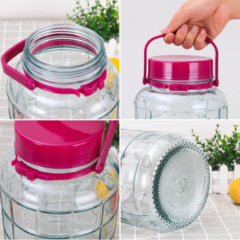 拜杰泡酒玻璃瓶专用罐泡酒容器10斤装密封罐酒坛腌咸菜罐泡菜坛泡酒瓶 /厨具 /厨房储物 /泡酒瓶 商品图1