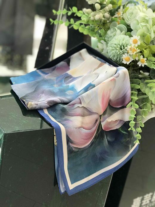 优品堂【花魁方巾】90*90桑蚕丝方巾 商品图6