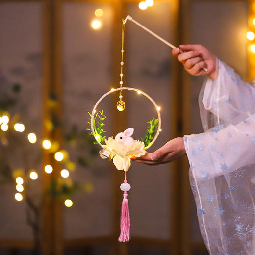 深山集市·中秋节新款灯笼手工制作diy材料包 商品图2