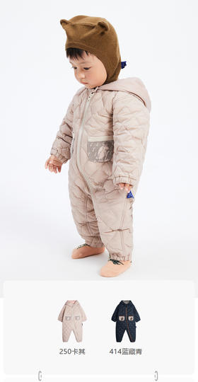 jnby  23年秋款  轻薄羽绒连体衣 YN8F10360