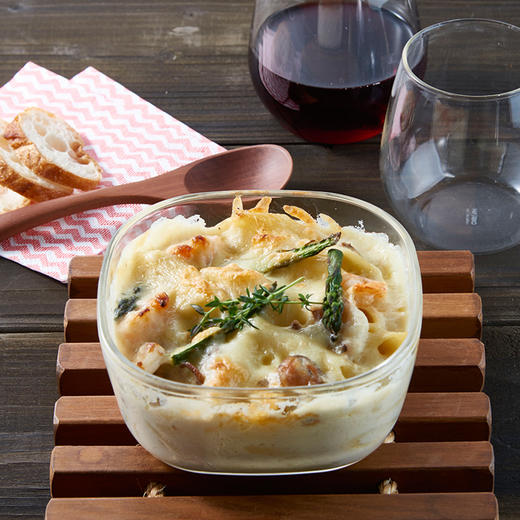 【HARIO】日本耐热玻璃保鲜盒料理玻璃碗迷你小型水果碗三件套（红/白色） 商品图3