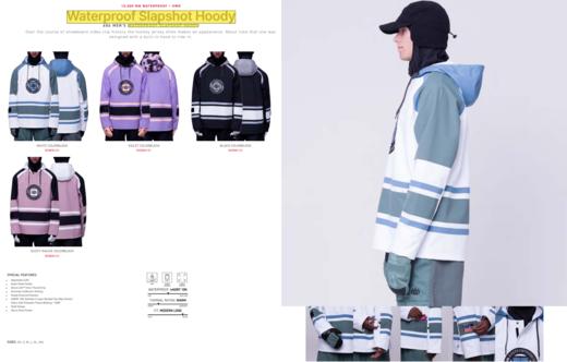 23/24 686雪服WATERPROOF SLAPSHOT HOODY 商品图1