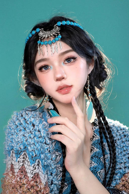 sincecon 美瞳月抛 海利蓝 直径14.2mm着色13.4mm 商品图2