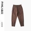 PINLI品立秋季新品男纯色小脚休闲裤潮牌百搭束脚黑色九分裤B233117018 商品缩略图7