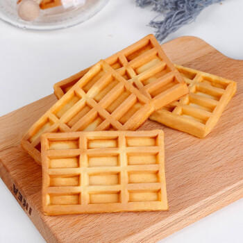 华美 华夫饼420g营养早餐饼干蛋糕手撕面包网红小零食糕点礼盒整箱 /食品饮料 /休闲食品 /糕点/点心 商品图2