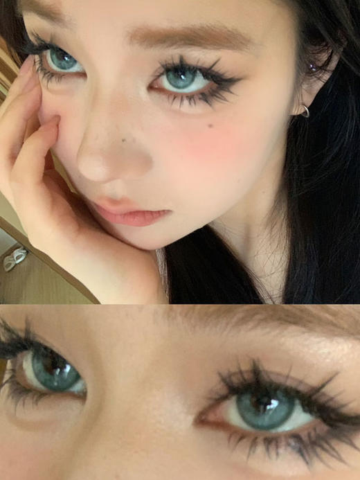 4youthcon 年抛美瞳 薄荷奶绿 直径14.2mm着色13.4mm 商品图4