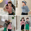 【39.9/2件】儿童条纹字母卫衣春秋新款韩版数字印花长袖圆领上衣聚 商品缩略图0