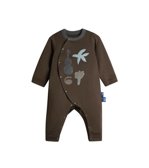 jnby  23年秋款  毛圈布开襟连体衣  YN8F11070 商品图5