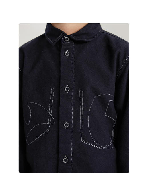 jnby  23年秋款  柔软宽松长袖衬衣 1N8210030 商品图4