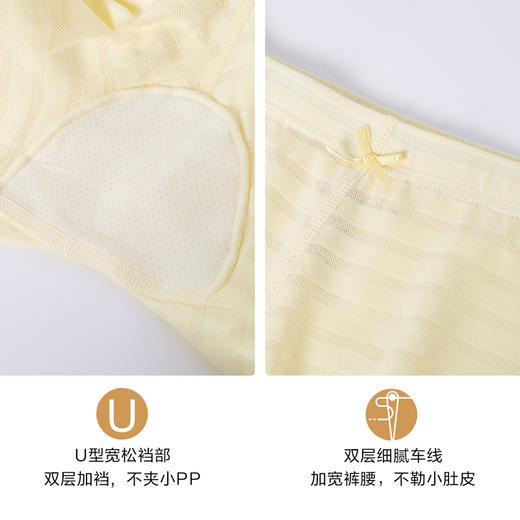 笛莎官方童装女童小内裤2023年夏装新款可爱提花四角安全裤2条装 商品图3