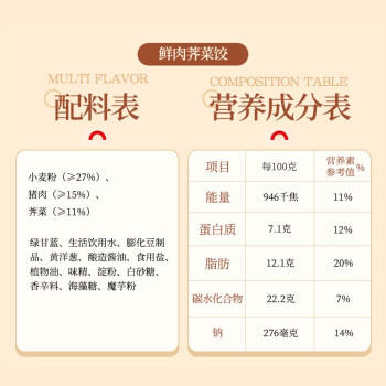 吴大娘 大娘水饺手工捏制荠菜猪肉饺40只 800g 早餐夜宵速冻饺子 商品图8