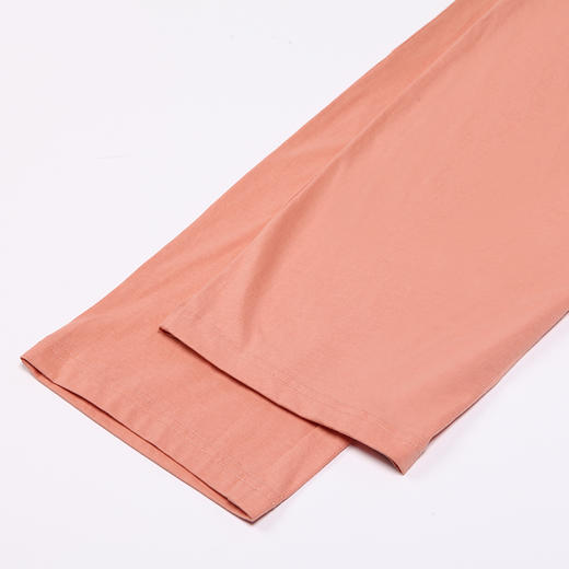 都市丽人生活家居女士睡衣26支CVC单面棉质薄款长袖长裤类家居服套装LH32J2 商品图7