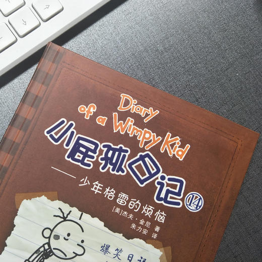 小屁孩日记14少年格雷的烦恼 中英文双语版小屁孩漫画日记6-9-12岁校园成长励志小说学生课外读物老师推荐正版 商品图1