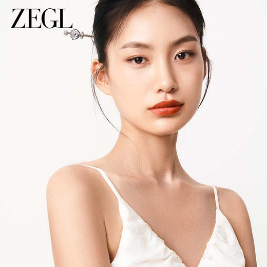 ZEGL设计师为爱加冕系列皇冠发簪女高级感简约现代钗子结婚发饰品 商品图2